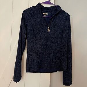Lily Pulitzer Luxletic 1/2 zip worn once size S